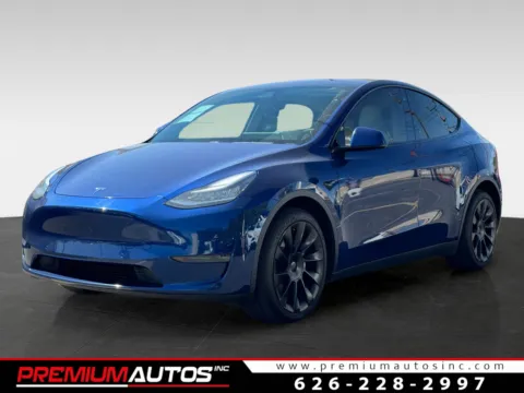 Blue 2020 Tesla Model Y Long Range for sale in South El Monte, CA