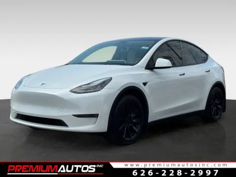 White 2021 Tesla Model Y Standard Range for sale in South El Monte, CA