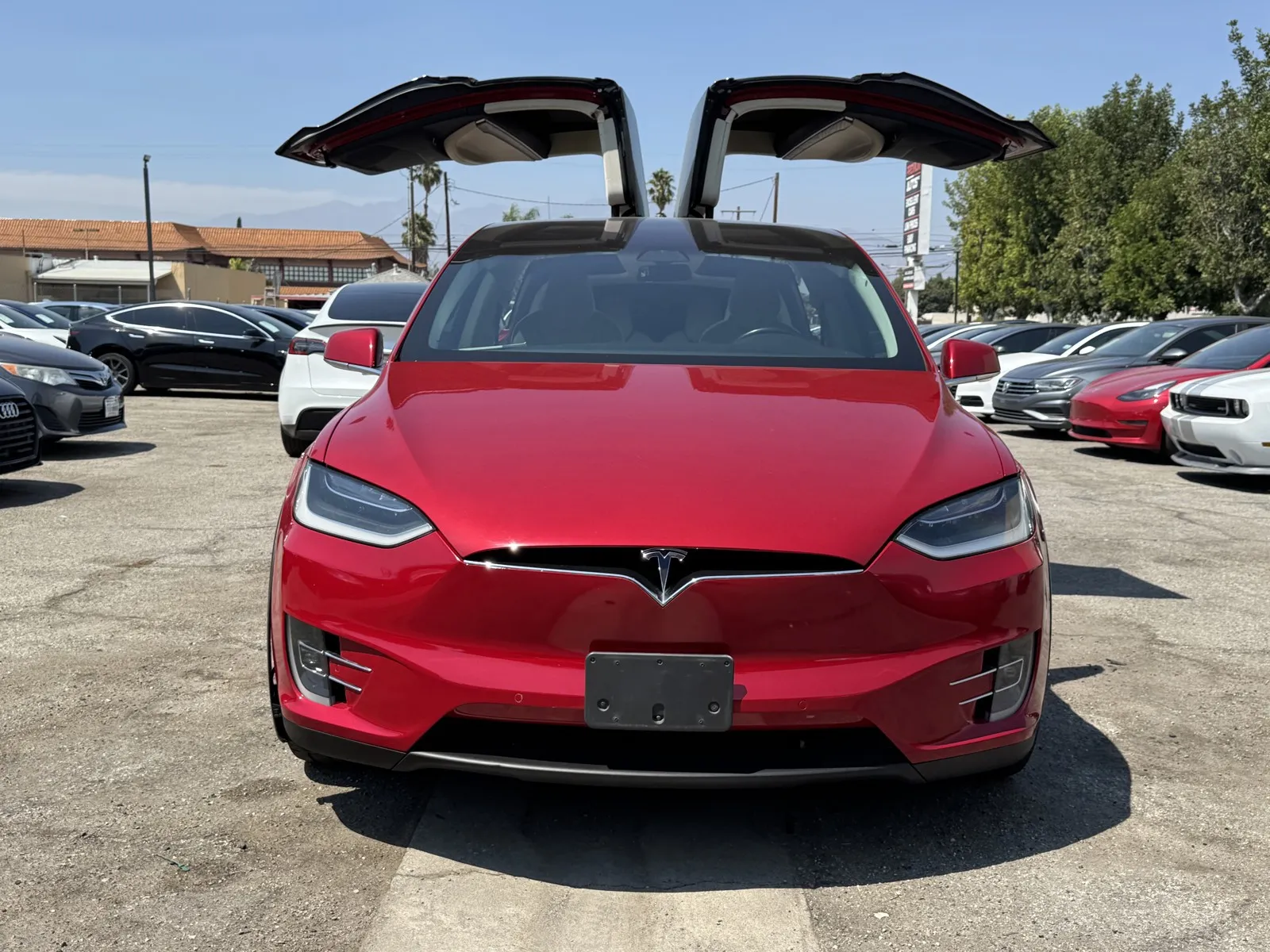 Photos of 2017 Tesla Model X 75D for sale in South El Monte, CA at Premium Autos - El Monte