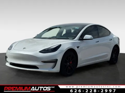 White 2022 Tesla Model 3 Long Range for sale in South El Monte, CA