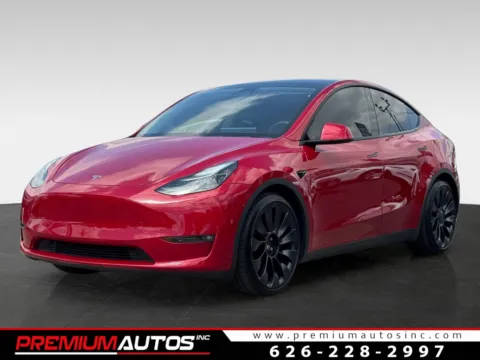 Red 2022 Tesla Model Y Performance for sale in South El Monte, CA