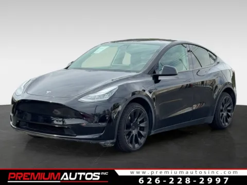 Black 2020 Tesla Model Y Long Range for sale in South El Monte, CA