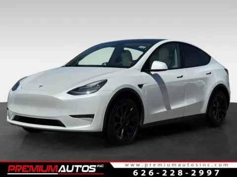 White 2021 Tesla Model Y Standard Range for sale in South El Monte, CA