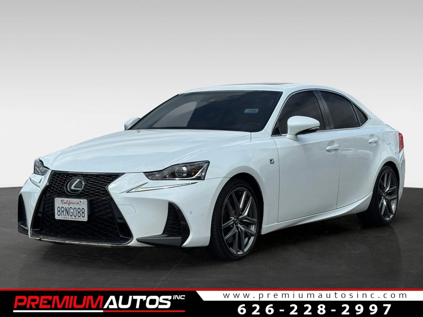 White 2020 Lexus IS 300 F SPORT for sale in South El Monte, CA