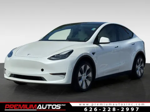 White 2021 Tesla Model Y Long Range for sale in South El Monte, CA