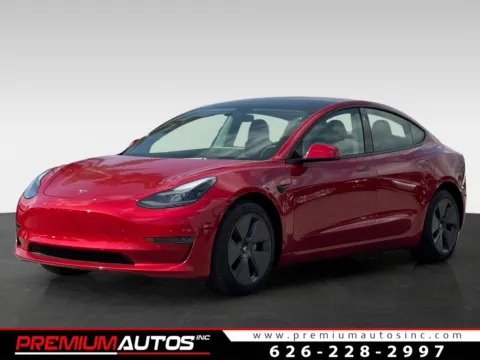 Red 2022 Tesla Model 3 for sale in South El Monte, CA