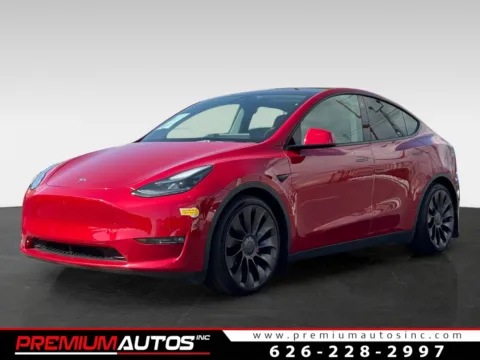 Red 2022 Tesla Model Y Performance for sale in South El Monte, CA
