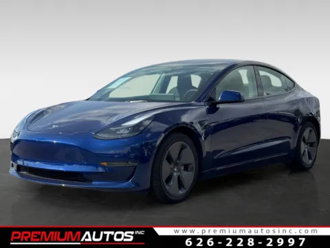 Blue 2023 Tesla Model 3 for sale in South El Monte, CA