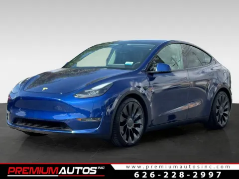 Blue 2021 Tesla Model Y Performance for sale in South El Monte, CA