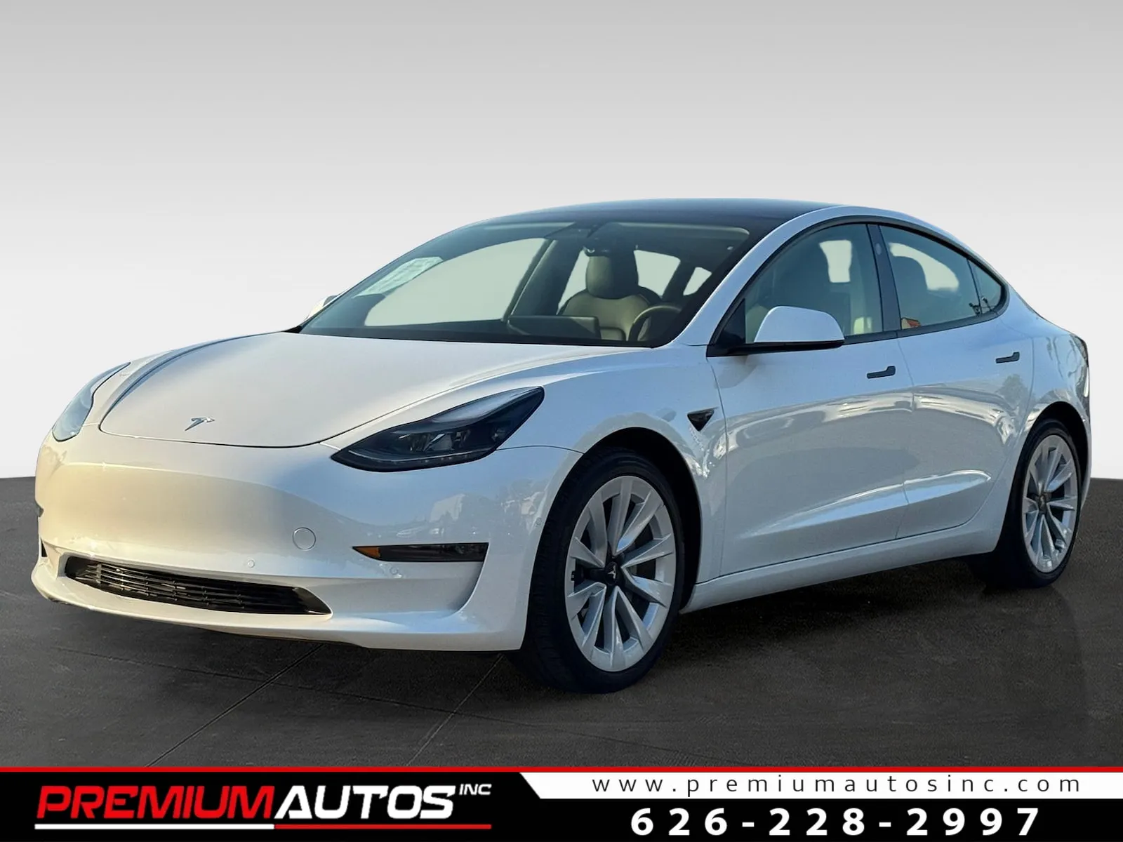 White 2021 Tesla Model 3 Long Range for sale in South El Monte, CA
