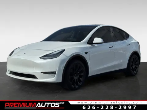 White 2021 Tesla Model Y Long Range for sale in South El Monte, CA