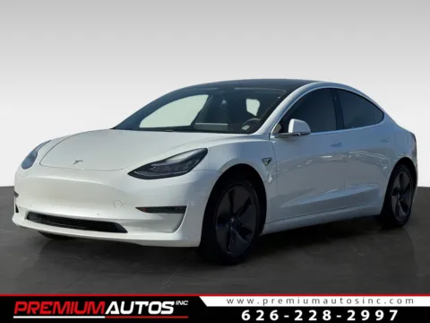 White 2020 Tesla Model 3 Standard Range Plus for sale in South El Monte, CA