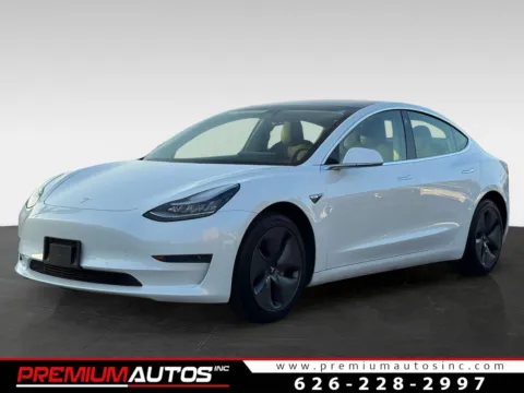 White 2020 Tesla Model 3 Standard Range Plus for sale in South El Monte, CA