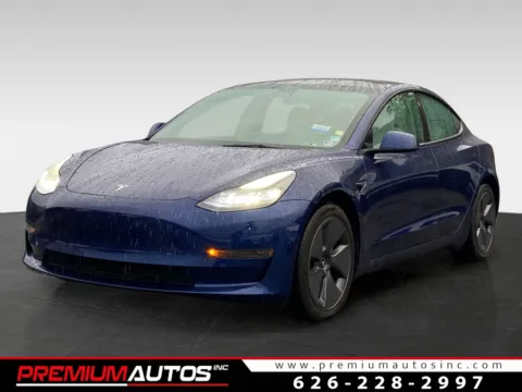 Blue 2022 Tesla Model 3 for sale in South El Monte, CA