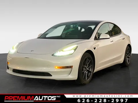 White 2021 Tesla Model 3 Standard Range Plus for sale in South El Monte, CA