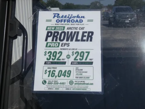 More photos of 2025 ARCTIC CAT PROWLER at Pettijohn Offroad, MO