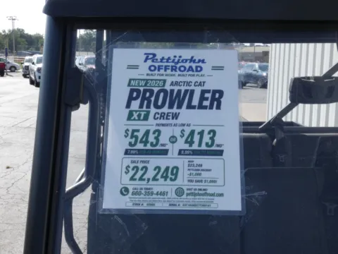 Photos of 2026 ARCTIC CAT PROWLER XT CREW for sale in Trenton, MO at Pettijohn Offroad