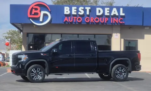 Black 2021 GMC Sierra 1500 Crew Cab AT4 Pickup 4D 6 1/2 ft for sale in El Paso, TX
