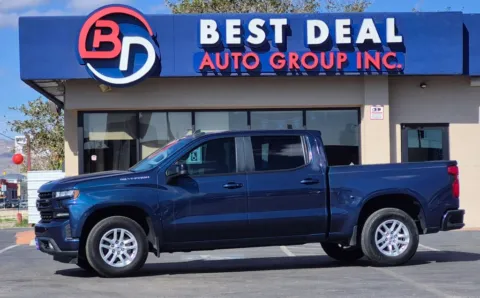 Blue 2022 Chevrolet Silverado 1500 Limited Crew Cab RST Pickup 4D 5 3/4 ft for sale in El Paso, TX