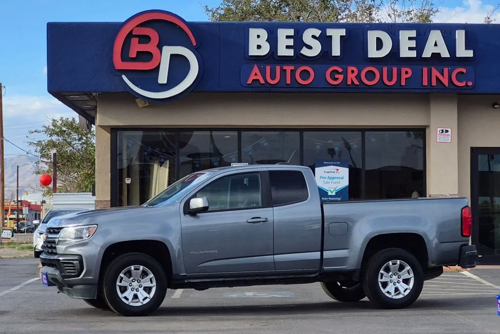 Gray 2022 Chevrolet Colorado Extended Cab LT Pickup 4D 6 ft for sale in El Paso, TX