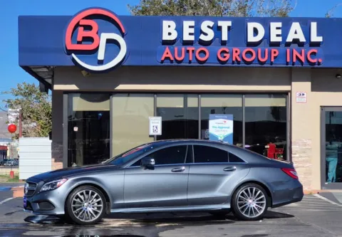 Gray 2017 Mercedes-Benz CLS 550 Coupe 4D for sale in El Paso, TX