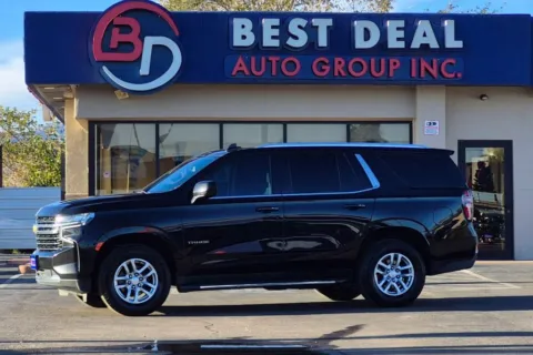 Black 2021 Chevrolet Tahoe LT Sport Utility 4D for sale in El Paso, TX