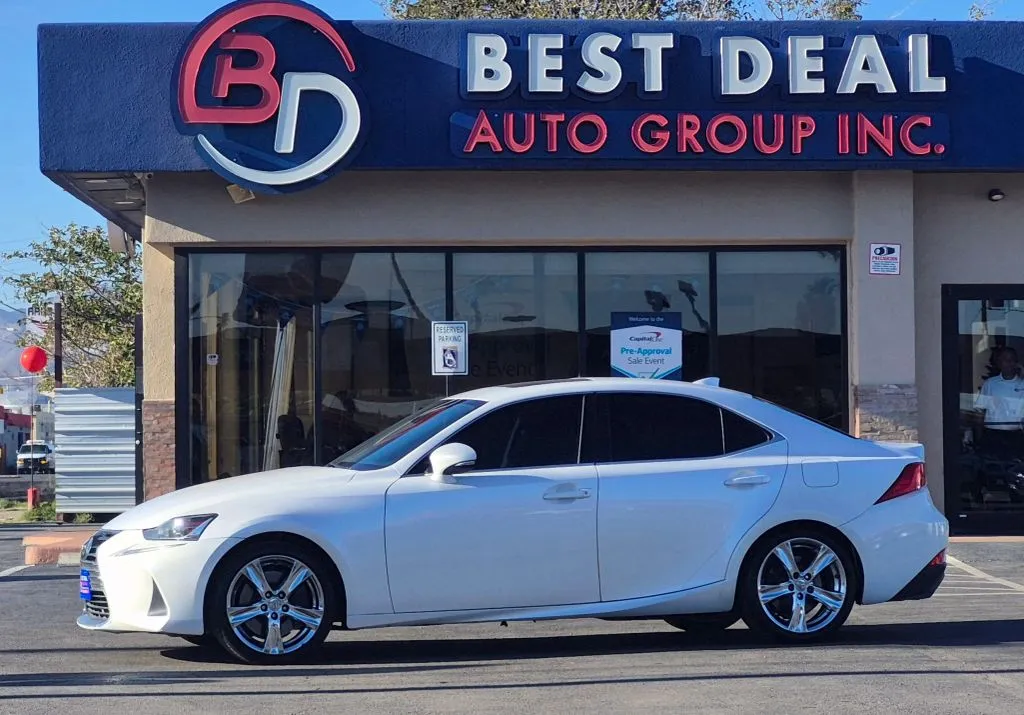 White 2017 Lexus IS 200t Sedan 4D for sale in El Paso, TX