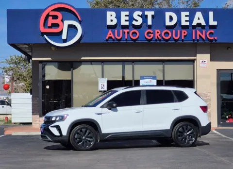 White 2022 Volkswagen Taos S Sport Utility 4D for sale in El Paso, TX