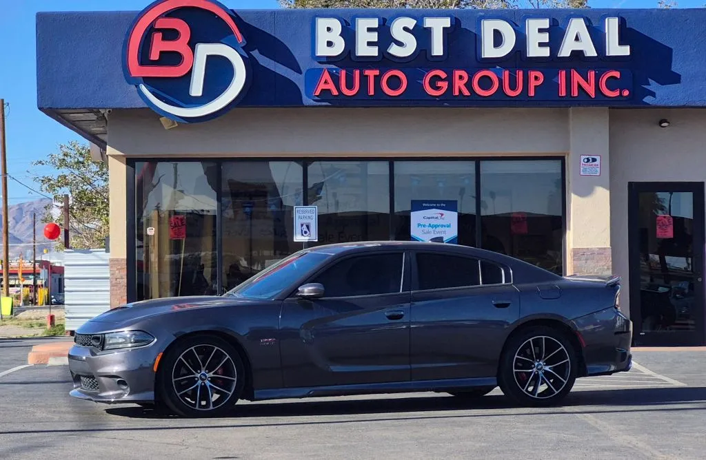Gray 2019 Dodge Charger Scat Pack Sedan 4D for sale in El Paso, TX