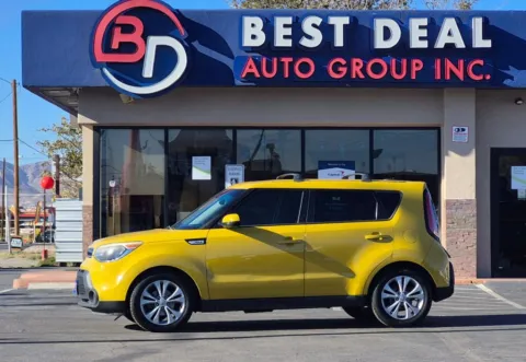 Yellow 2015 Kia Soul + Wagon 4D for sale in El Paso, TX