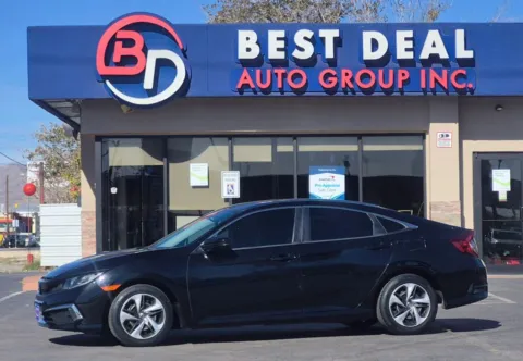 Black 2020 Honda Civic LX Sedan 4D for sale in El Paso, TX