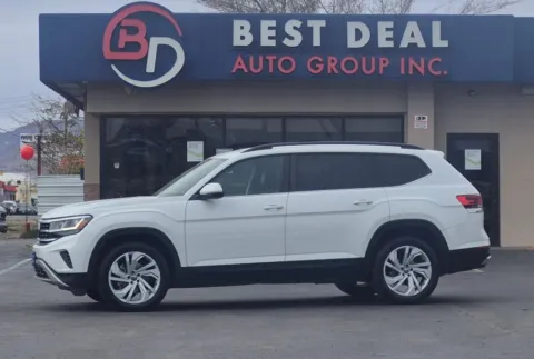 White 2021 Volkswagen Atlas SE w/Tech Pkg Sport Utility 4D for sale in El Paso, TX