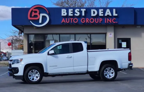 White 2022 Chevrolet Colorado Extended Cab LT Pickup 4D 6 ft for sale in El Paso, TX