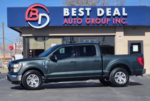 Gray 2021 Ford F-150 SuperCrew Cab XLT Pickup 4D 5 1/2 ft for sale in El Paso, TX