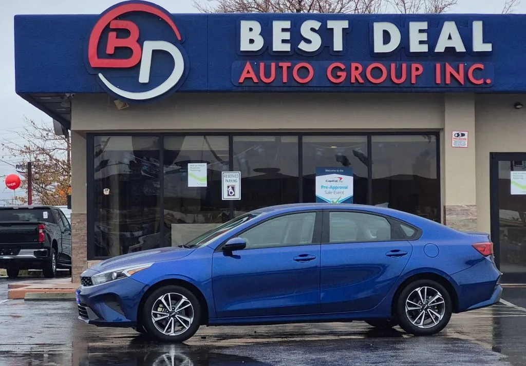 Blue 2024 Kia Forte LXS Sedan 4D for sale in El Paso, TX