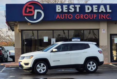 White 2020 Jeep Compass Latitude Sport Utility 4D for sale in El Paso, TX