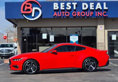 Red 2024 Ford Mustang EcoBoost Premium Coupe 2D for sale in El Paso, TX