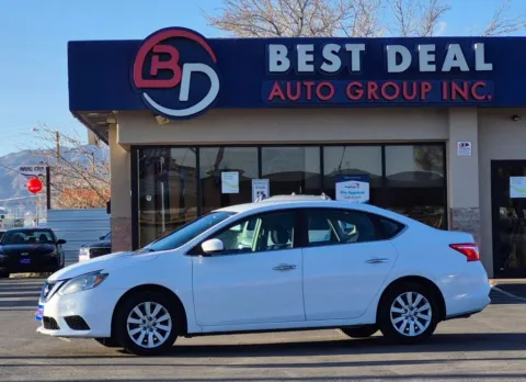 White 2017 Nissan Sentra SV Sedan 4D for sale in El Paso, TX