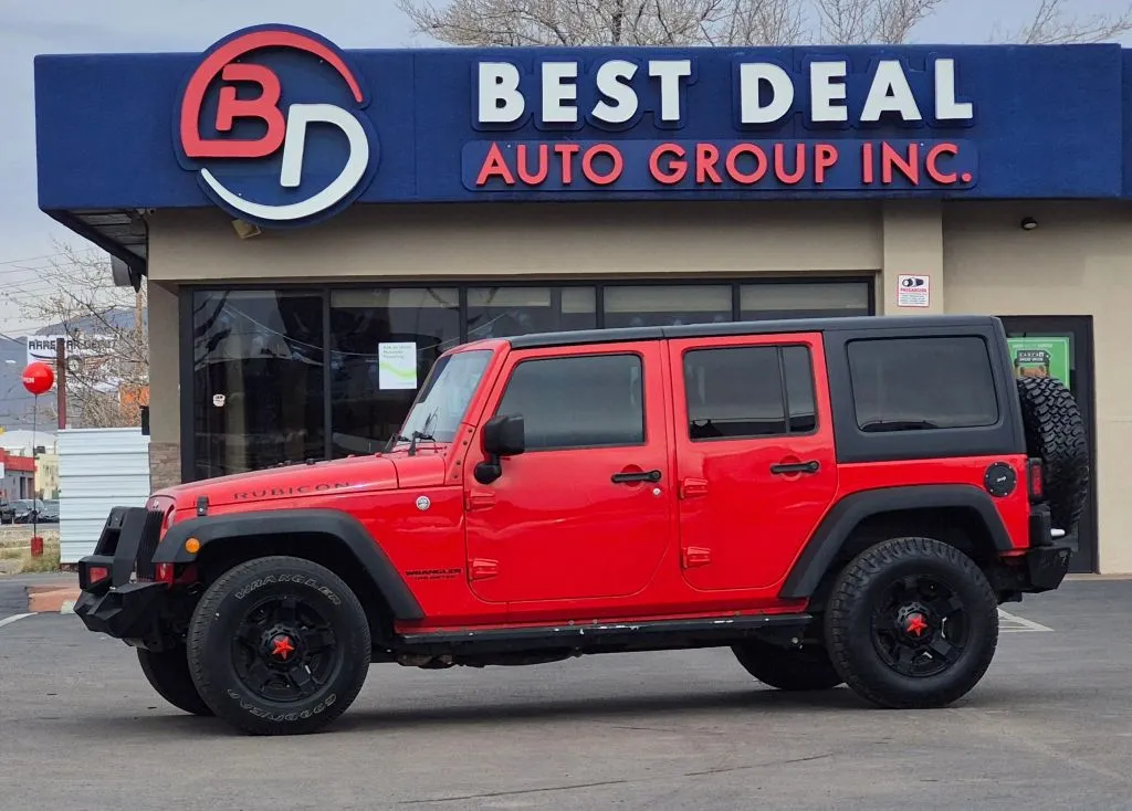 Red 2017 Jeep Wrangler Unlimited Rubicon Sport Utility 4D for sale in El Paso, TX