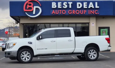 White 2019 Nissan TITAN XD Crew Cab SV Pickup 4D 6 1/2 ft for sale in El Paso, TX
