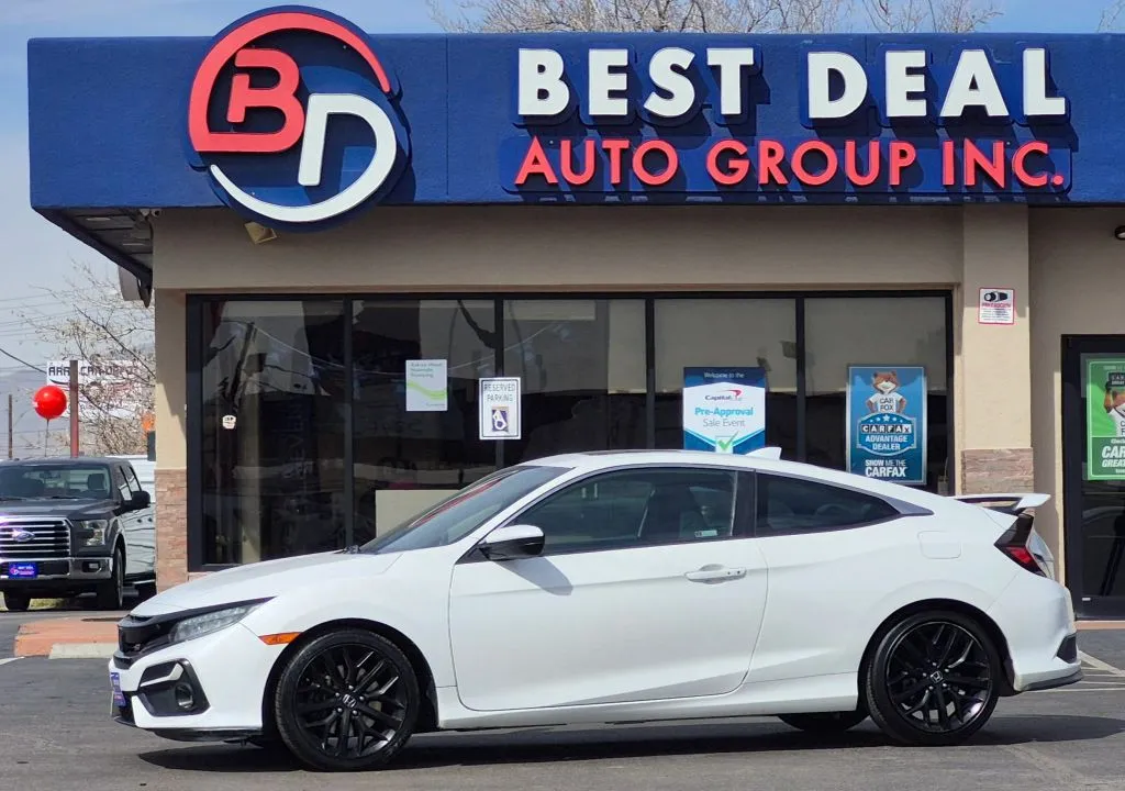 White 2020 Honda Civic Si Coupe 2D for sale in El Paso, TX