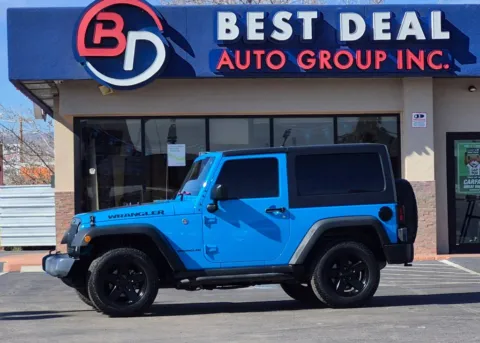 Blue 2017 Jeep Wrangler Big Bear Sport Utility 2D for sale in El Paso, TX