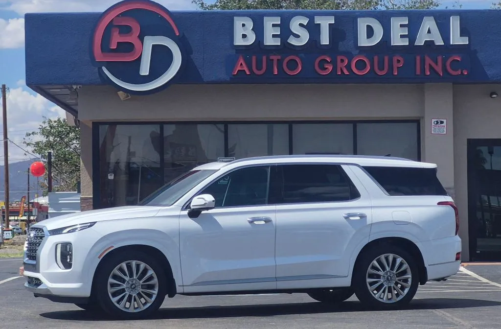 White 2020 Hyundai Palisade Limited Sport Utility 4D for sale in El Paso, TX