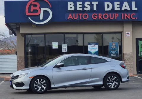 Gray 2018 Honda Civic LX-P Coupe 2D for sale in El Paso, TX