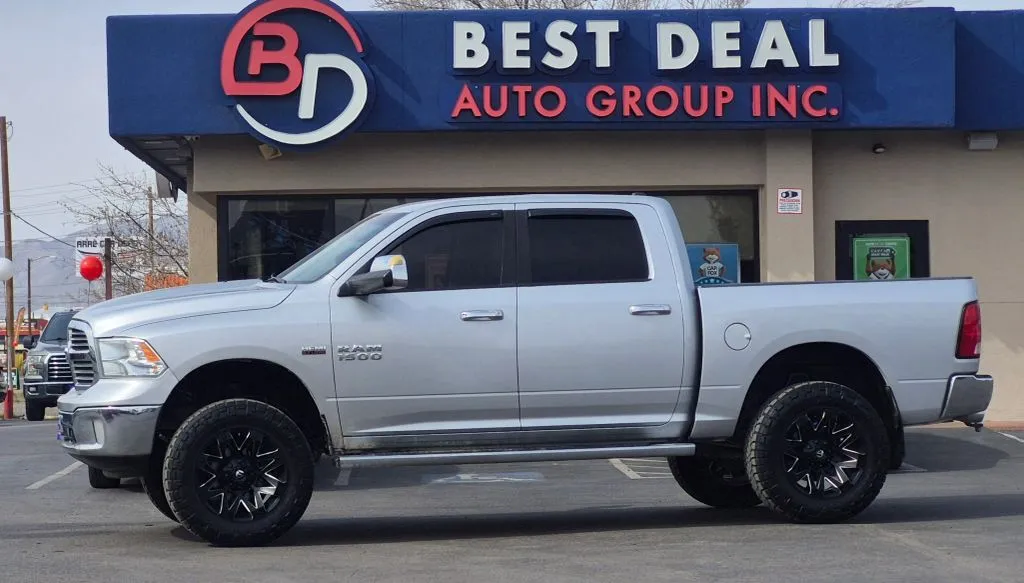 Silver 2015 Ram 1500 Crew Cab SLT Pickup 4D 5 1/2 ft for sale in El Paso, TX