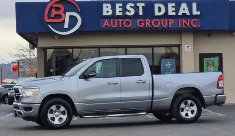 Silver 2020 Ram 1500 Quad Cab Big Horn Pickup 4D 6 1/3 ft for sale in El Paso, TX