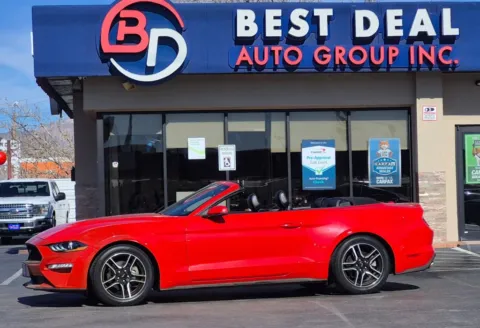 Photos of 2019 Ford Mustang EcoBoost Premium Convertible 2D for sale in El Paso, TX at Best Deal Auto Group