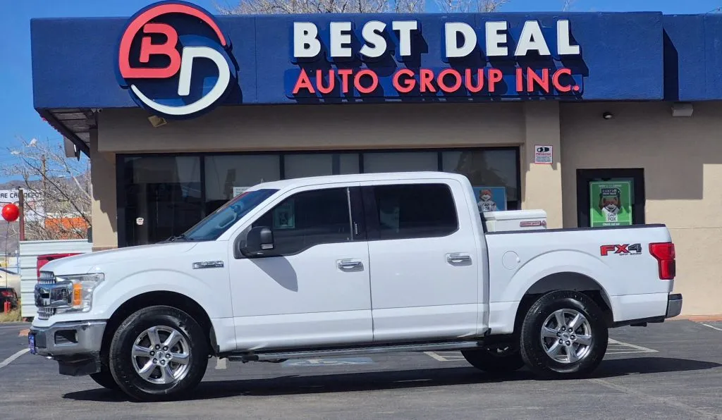 White 2019 Ford F-150 SuperCrew Cab XLT Pickup 4D 5 1/2 ft for sale in El Paso, TX