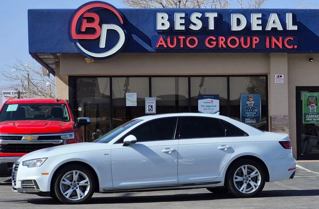 White 2018 Audi A4 Ultra Premium Sedan 4D for sale in El Paso, TX