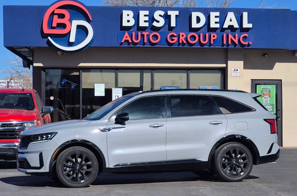 Gray 2022 Kia Sorento SX-Prestige Sport Utility 4D for sale in El Paso, TX